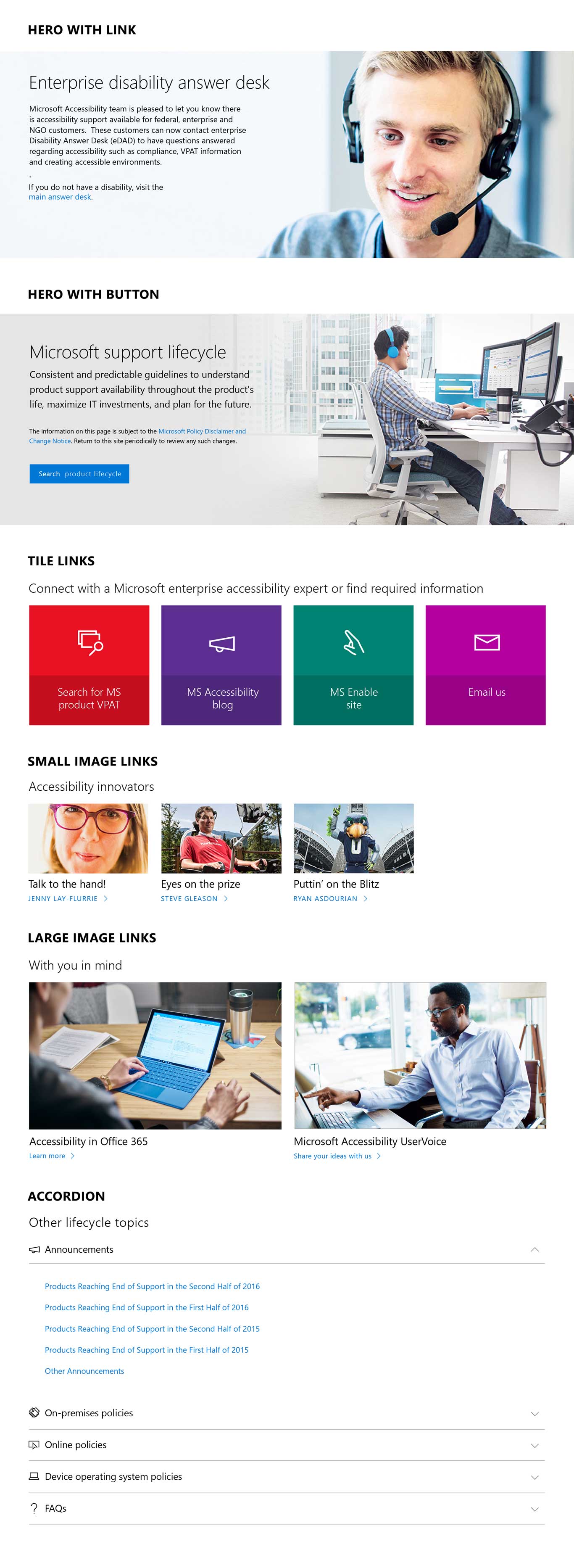 New service type customer support patterns image